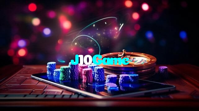 J10Game casino presented on mobile device in Pakistan with slots and live games
